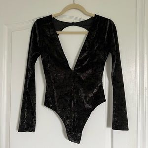 Victoria’s Secret Velvet Bodysuit, XS/S, never worn